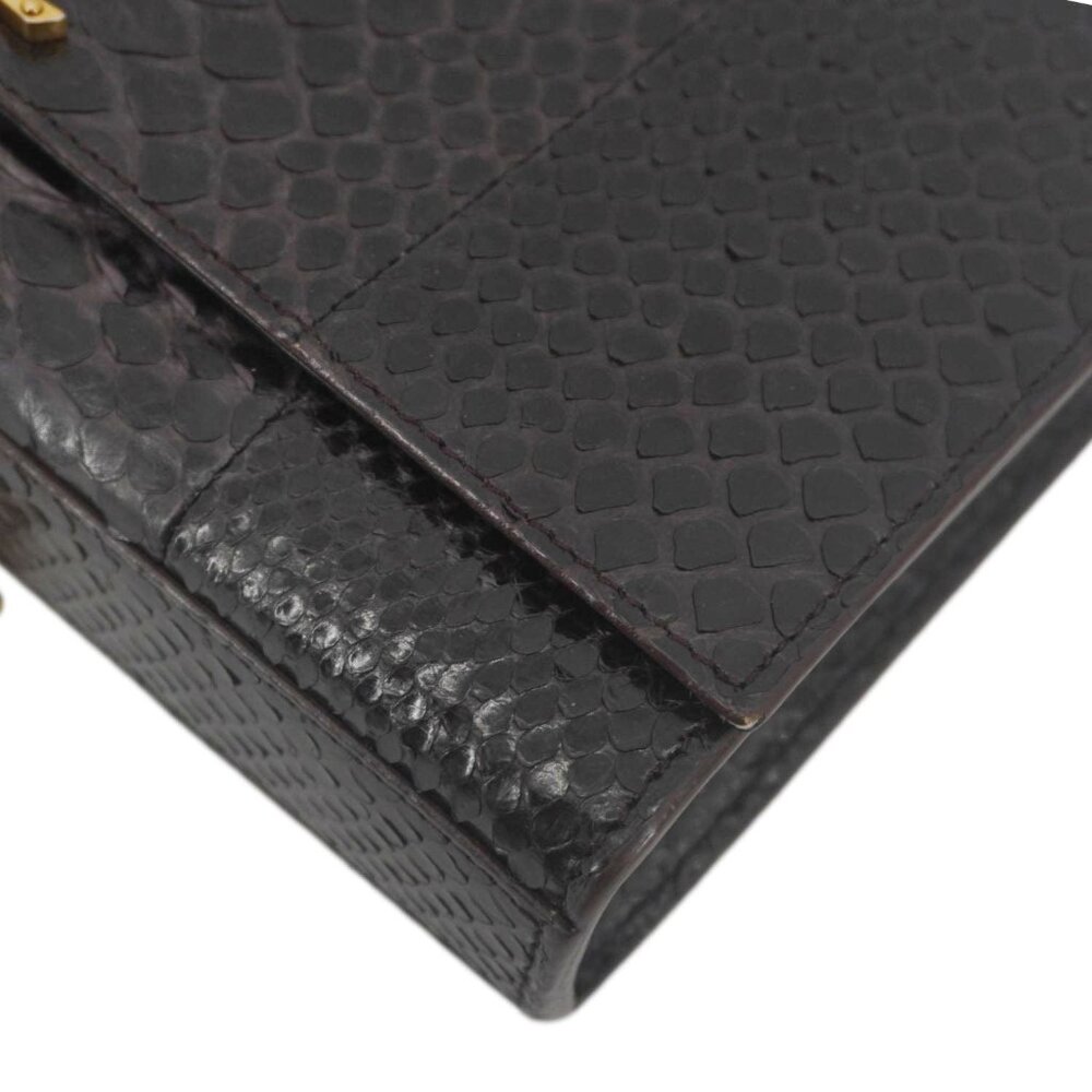 Yves Saint Laurent Kate Python Leather Chain Cros… - image 7